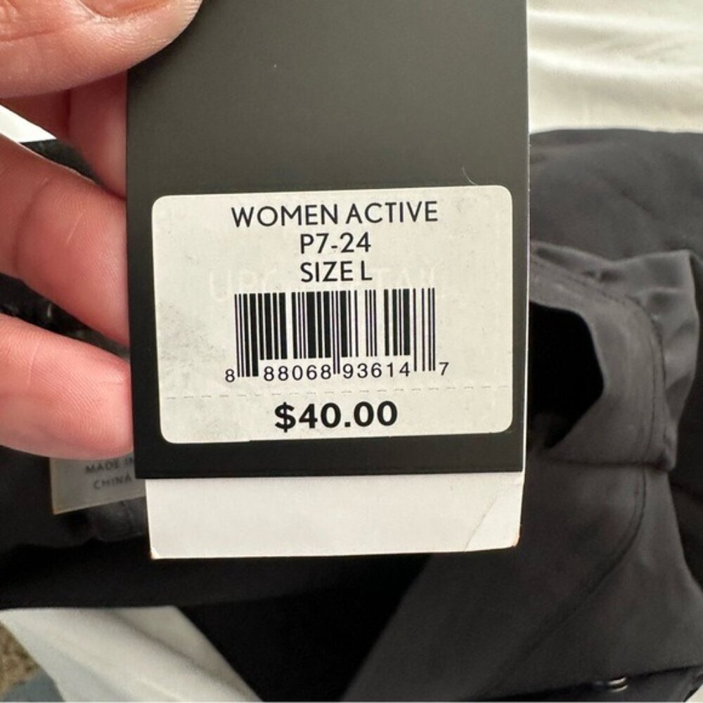 Traj3ctory Black Wrap Skort Women’s Size Large Sporty Chic Utility Style - Picture 8 of 9